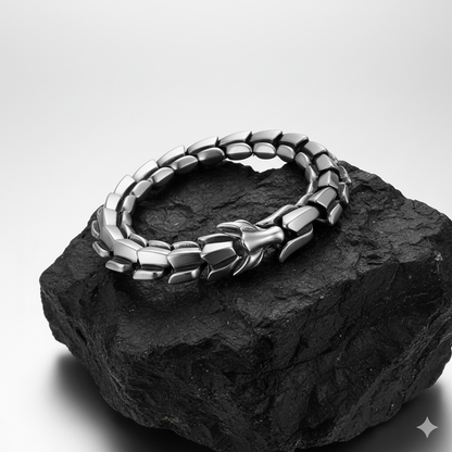 Steel Dragon Bracelet | Premium Alloy - For Men | Includes: Bracelet