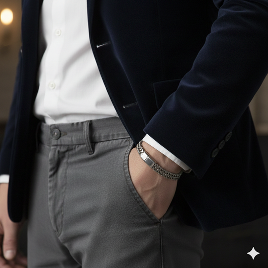 Strong Steel Woven Bracelet | Stainless Steel - For Men | Includes: Bracelet
