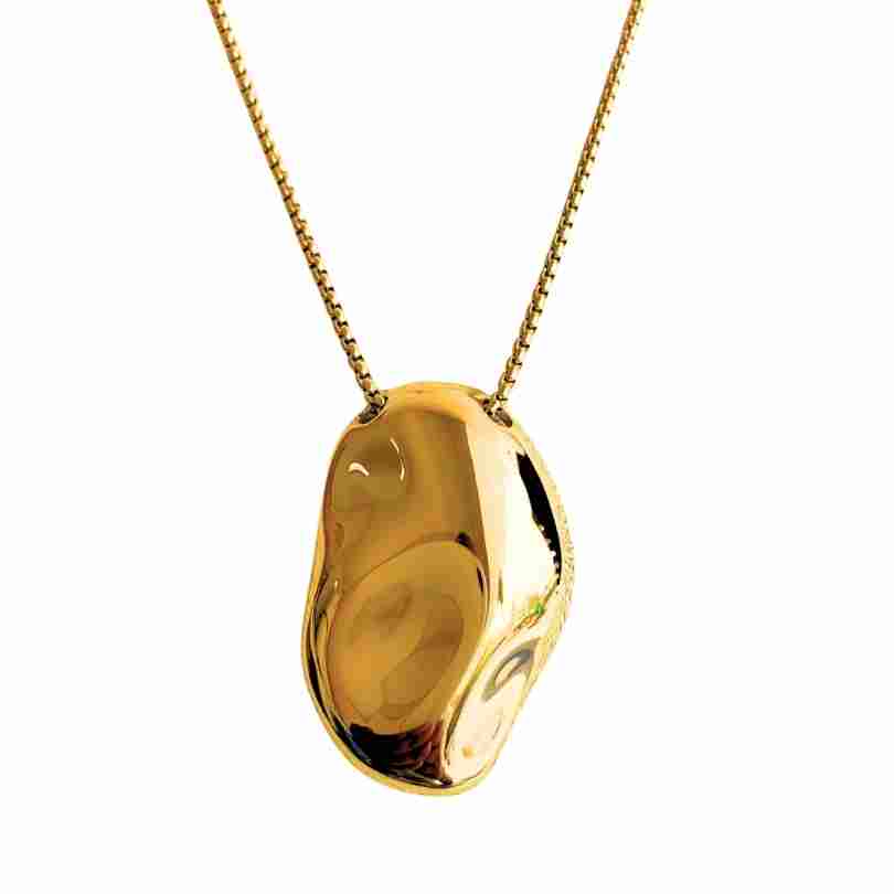 gold minimalist jewelry exhibition