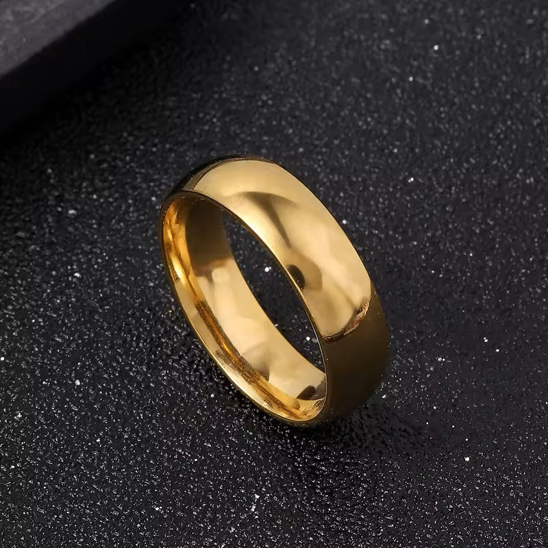 Everyday Ring with REAL GOLD Finish | 18K PVD Gold Plated– For Men | Includes: Ring