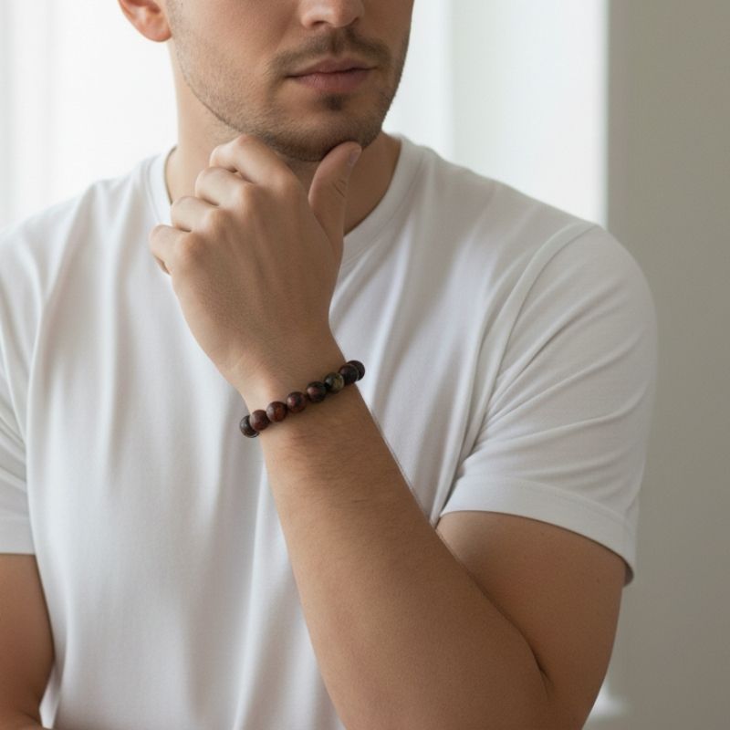 Grounded Bracelet | Mahogany Obsidian - For Unisex | Includes: Bracelet