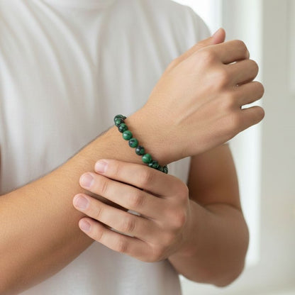 Healing Bracelet | Green Agate - For Unisex | Includes: Bracelet