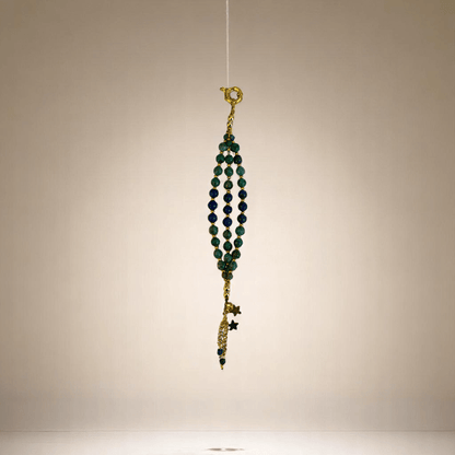 Deep Cosmos 3 Layered Set | Azurite Stone - For Women | Includes: Necklace, Bracelet