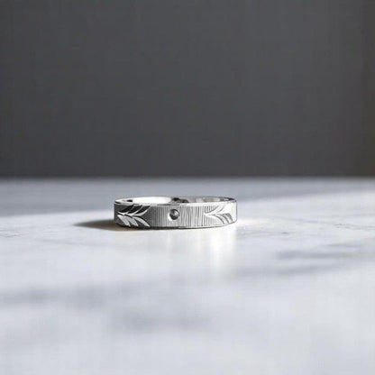 Modern Dot Arrow Ring | 925 Silver - For Men | Includes: Ring
