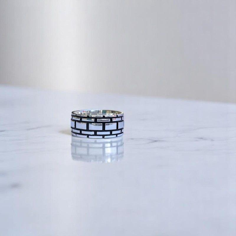 Architectural Masonry Ring | 925 Silver - For Men | Includes: Ring