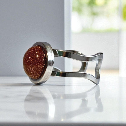 Adjustable Clarity Ring| Sunstone - For Unisex | Includes: Ring