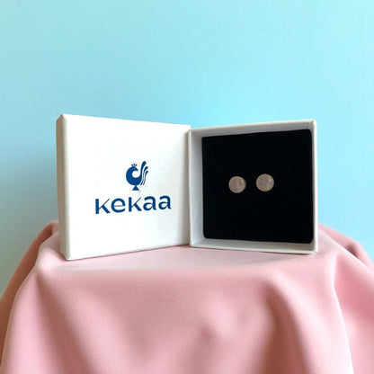 Love Quartz Stud Earrings | Rose Quartz - For Women | Includes: Earrings