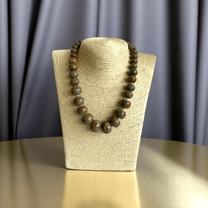 Serene Fusion Necklace | Unakite Stone - For Women | Includes: Necklace