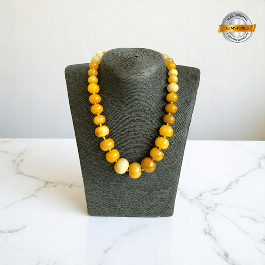 Golden Aura Necklace | Yellow Aventurine Stone - For Women | Includes: Necklace