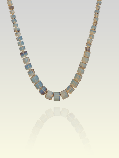Ethereal Shine Necklace | Synthetic Opalite Stone - For Women | Includes: Necklace
