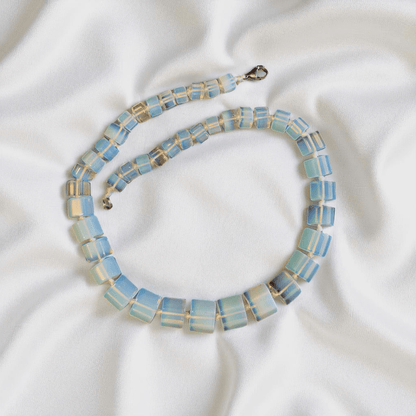 Ethereal Shine Necklace | Synthetic Opalite Stone - For Women | Includes: Necklace