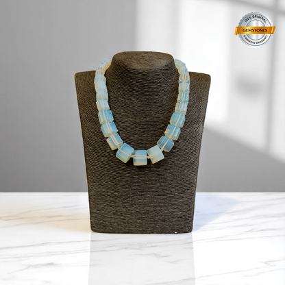 Ethereal Shine Necklace | Synthetic Opalite Stone - For Women | Includes: Necklace