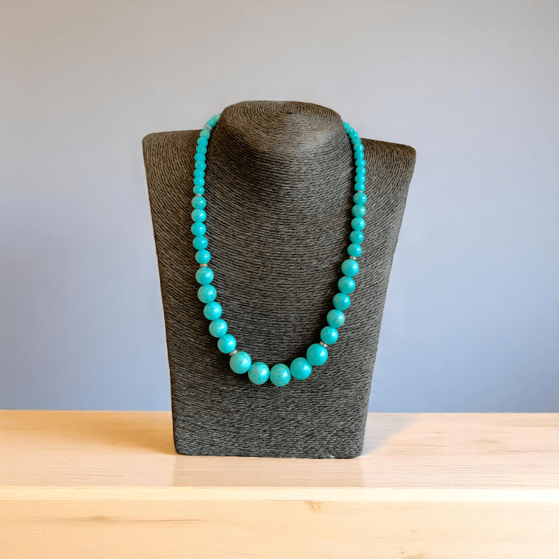 Sky Spirit Necklace | Turquoise Magnesite Stone - For Women | Includes: Necklace