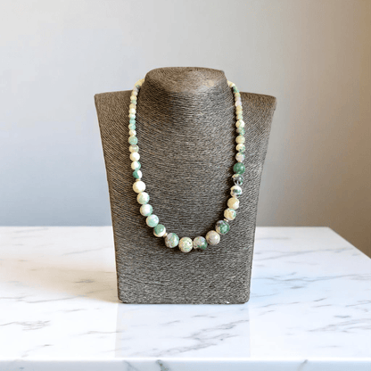 Earthbound Serenity Necklace | Tree Agate Stone - For Women | Includes: Necklace