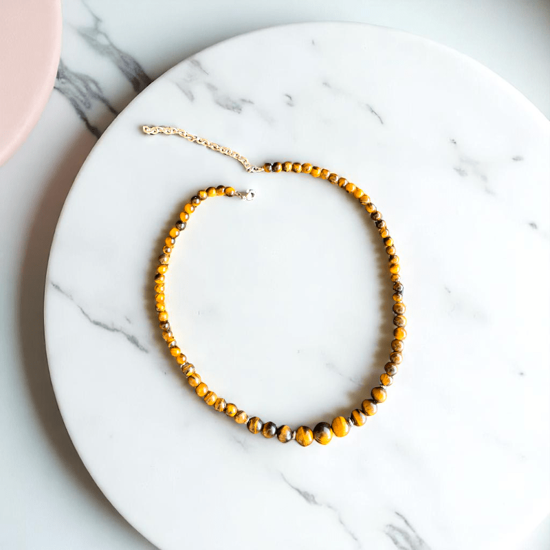 Bold Guardian Necklace | Tiger Eye Stone - For Women | Includes: Necklace