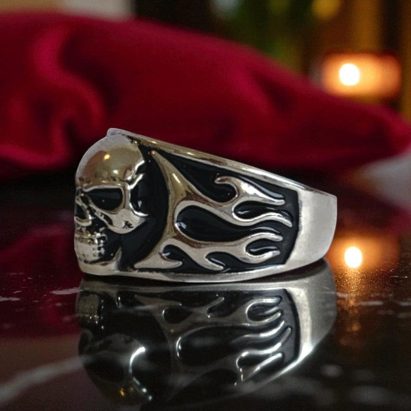 Fear Nothing Skull Ring | Premium Alloy - For Men | Includes: Ring