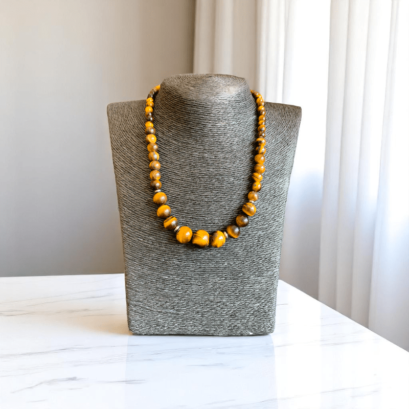 Bold Guardian Necklace | Tiger Eye Stone - For Women | Includes: Necklace