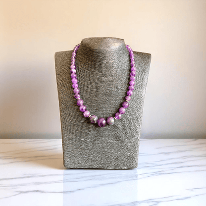 Spiritual Grace Necklace | Amethyst Stone - For Women | Includes: Necklace