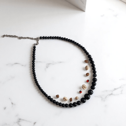 Guardian Obsidian Necklace | Black Obsidian Stone - For Women | Includes: Necklace