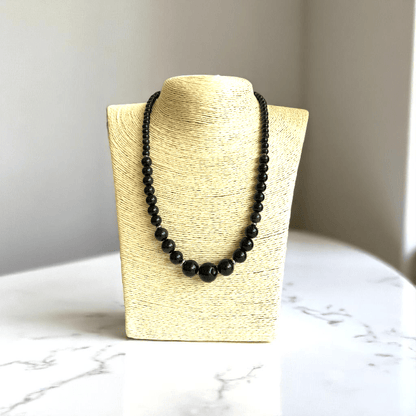 Guardian Obsidian Necklace | Black Obsidian Stone - For Women | Includes: Necklace