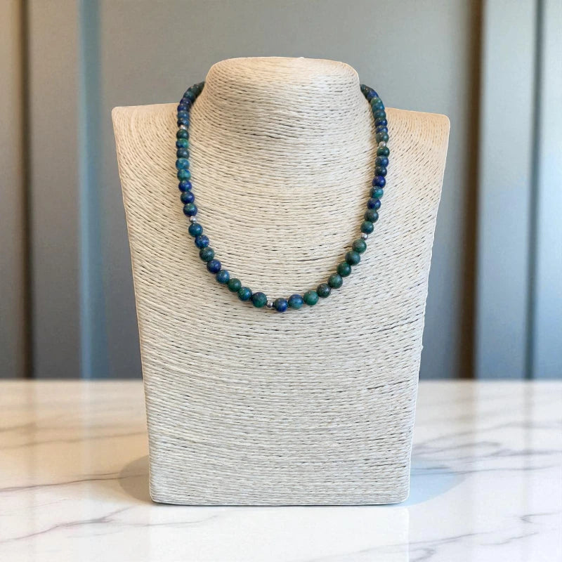 Mystic Azurite Set | Azurite - For Kids Girls | Includes: Necklace & Bracelet