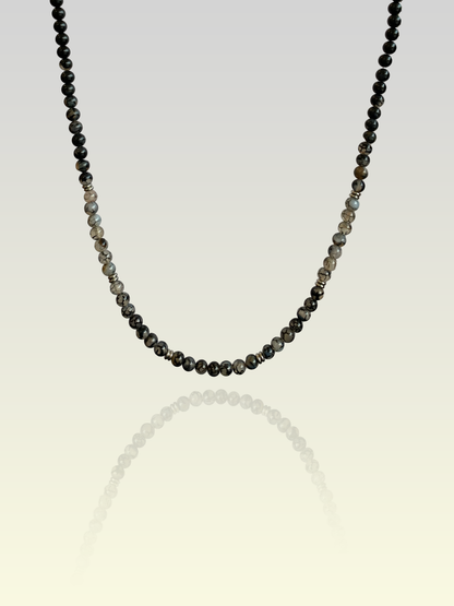 Mystic Dragon Vein Set | Dragon Vein Agate - For Unisex | Includes: Necklace & Bracelet