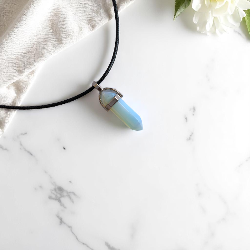 Dreamy Pencil Necklace | Synthetic Opalite - For Kids | Includes: Necklace