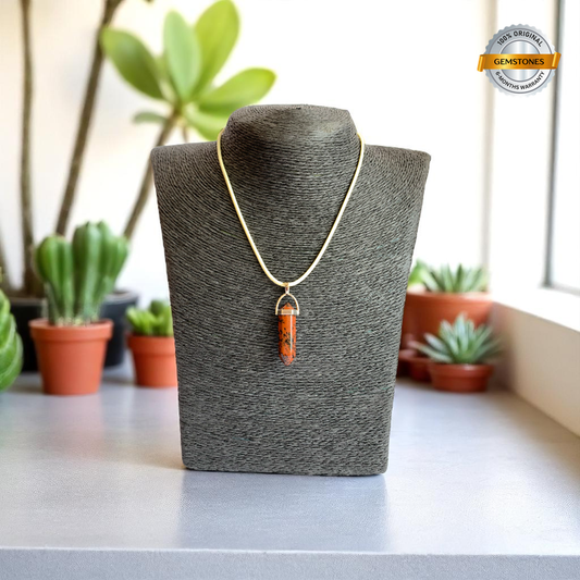 Grounding Pencil Necklace | Mahogany Obsidian - For Kids | Includes: Necklace
