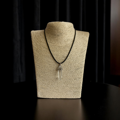 Clarity Pencil Necklace | Clear Quartz - For Kids | Includes: Necklace