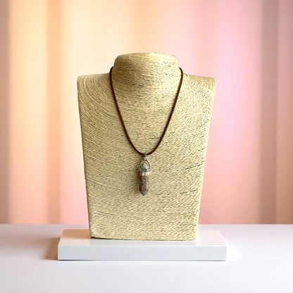 Soothing Pencil Necklace | Magnesite Agate - For Kids | Includes: Necklace
