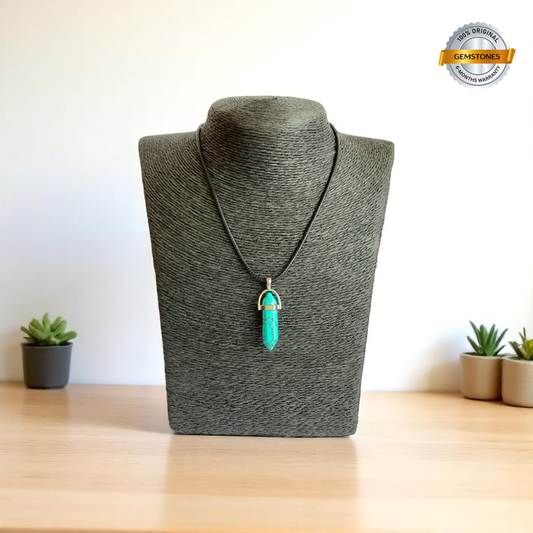 Tranquil Pencil Necklace | Blue Turquoise - For Kids | Includes: Necklace