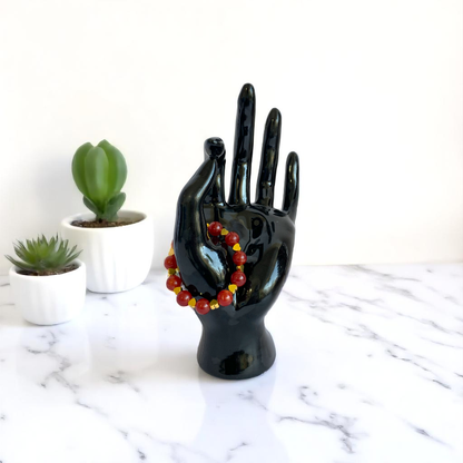Power Onyx Bracelet | Red Onyx - For Kids Girls | Includes: Bracelet
