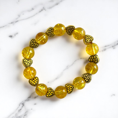 Golden Citrine Bracelet | Citrine - For Kids Girls | Includes: Bracelet