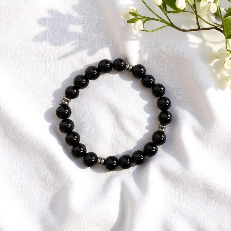 Balance & Bloom Duo Bracelets | Obsidian & Quartz - For All | Includes: Bracelets (Set of 2)