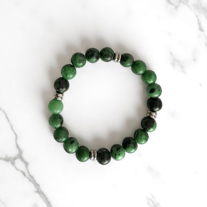 Radiant Union Bracelets | Obsidian & Zoisite - For All | Includes: Bracelets (Set of 2)