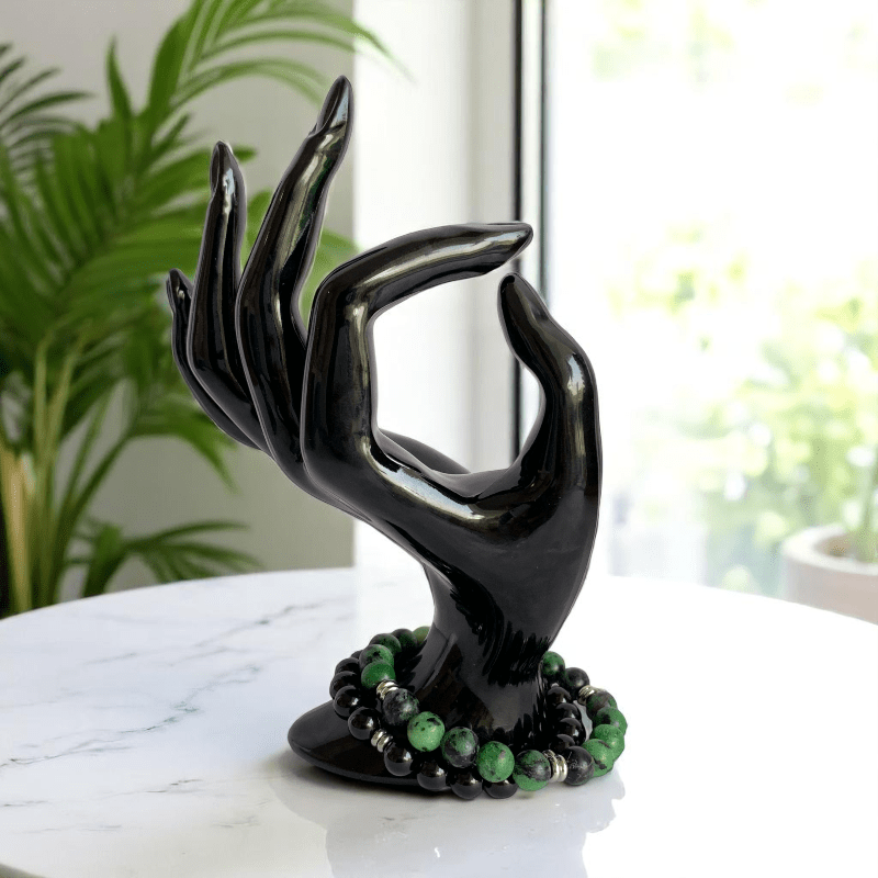 Radiant Union Bracelets | Obsidian & Zoisite - For All | Includes: Bracelets (Set of 2)