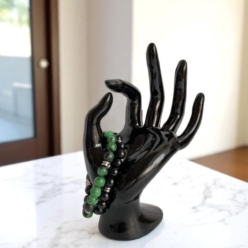 Radiant Union Bracelets | Obsidian & Zoisite - For All | Includes: Bracelets (Set of 2)