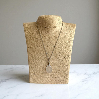 Divine Moon Necklace | Moonstone & PVD plated Stainless Steel - For Women | Includes: Necklace