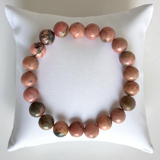 Love Bracelet | Rhodonite - For Unisex | Includes: Bracelet