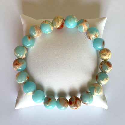 Calm Bracelet | Aqua Terra Jasper - For Unisex | Includes: Bracelet