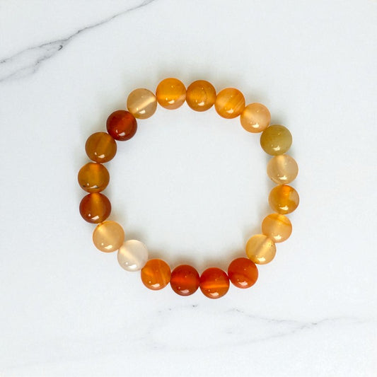 Energy Bracelet | Carnelian - For Unisex | Includes: Bracelet