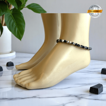 Little Guardian Anklet | Jasper Stone - For Girl Kids | Includes: Anklet