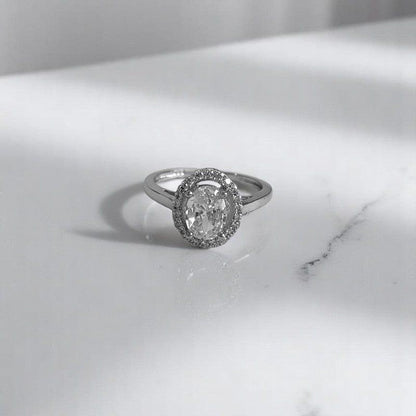 Sphere Ring | 925 Silver & Zircon - For Women | Includes: Ring