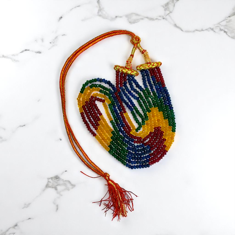 Infinite Prism 5 Layered Necklace | Multi-Stone - For Women | Includes: Necklace