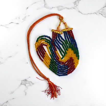 Infinite Prism 5 Layered Necklace | Multi-Stone - For Women | Includes: Necklace