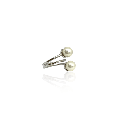 Celestial Pearl Ring | 925 Silver & Pearl - For Women | Includes: Ring