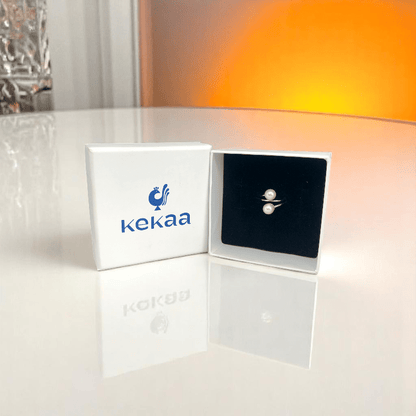 Celestial Pearl Ring | 925 Silver & Pearl - For Women | Includes: Ring