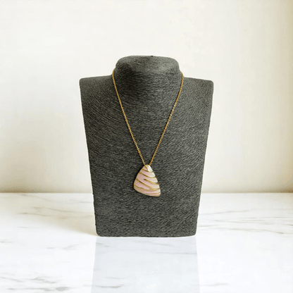 Blush Prism Set | PVD 18k Gold Plated - For Women | Includes: Necklace, Bracelet, Earrings, Ring