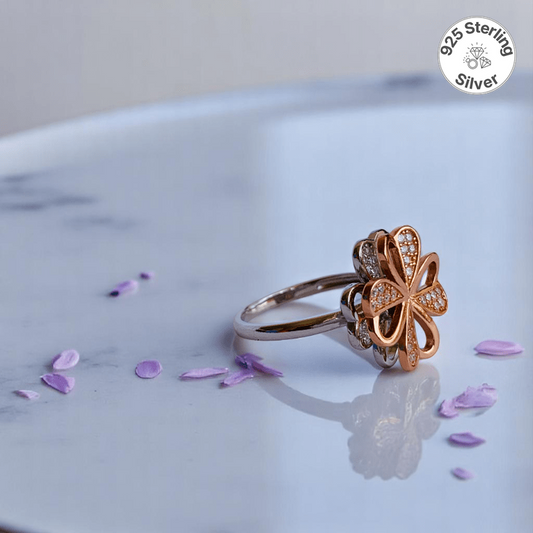 Daisy Dream Ring | 925 Silver & Rose Gold plating - For Women | Includes: Ring