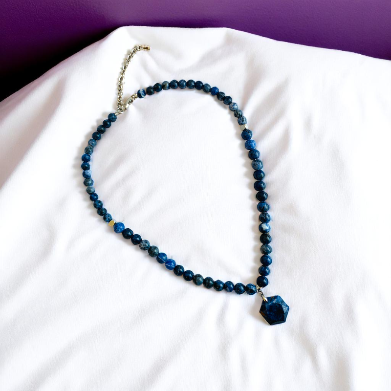 Royal Twilight Necklace | Blue Lapis Lazuli - For Women | Includes: Necklace